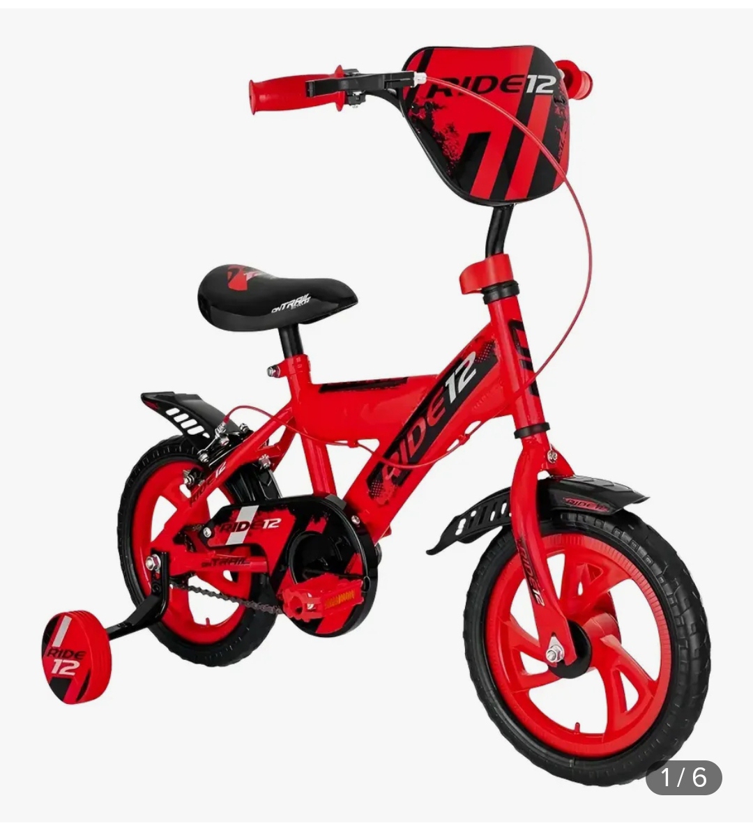 Bicicleta Infantil Ride 12 Roja